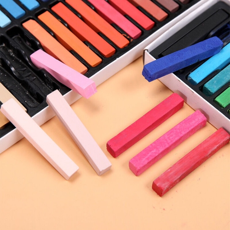 小郎人美莱斯克色粉笔 创意文具的缤纷世界